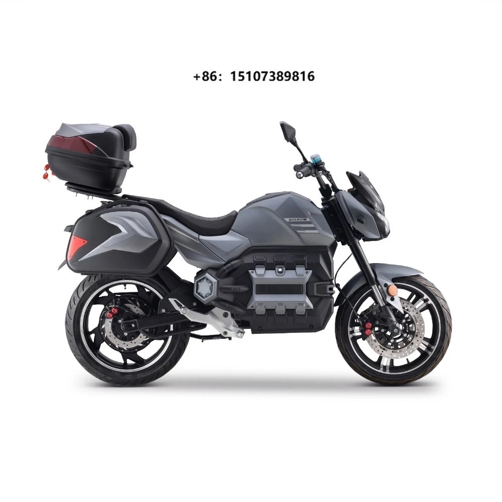 72V 6000W Electric Racing Motorcycles Long Range 210km Streetbikes with Max Speed 100km/h for Adults