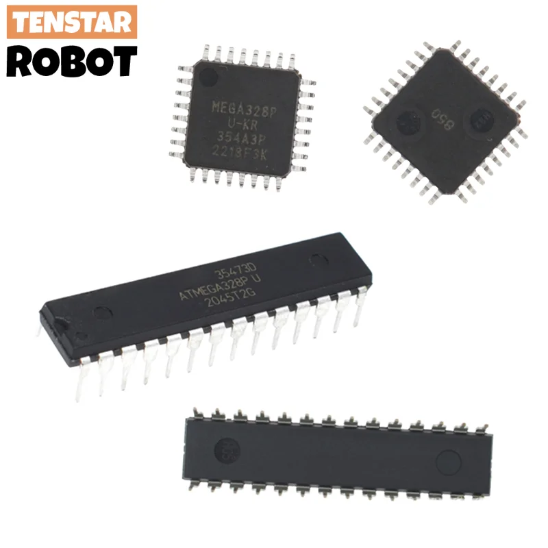 ATMEGA328P-PU ATMEGA328P-AU CHIP ATMEGA328 Mikrokontroler MCU AVR 32K 20MHz FLASH DIP-28 DIP SMD ATMEGA328P-U