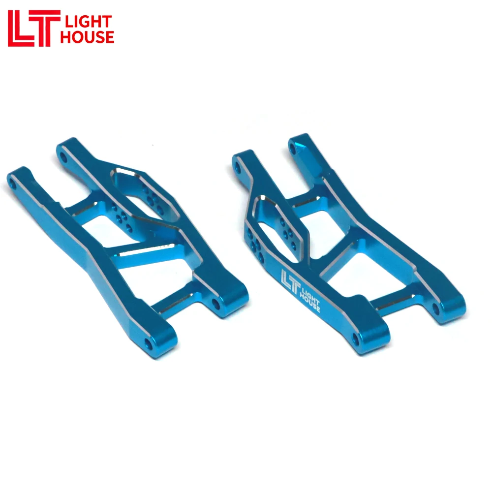 ライトハウス 7075 アルミフロントロアアームセット TRX MINI MAXX BL-2s 4WD ブラシレスモンスタートラック 107154-1 アップグレードパーツ用