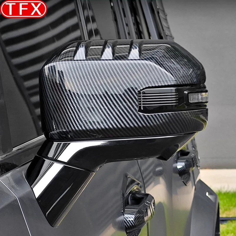 For Chery Jetour T2 2024 2023 Car Rear View Mirror Cover Protective Shell Carbon Fiber Reverse Mirror Cover Auto Accessories