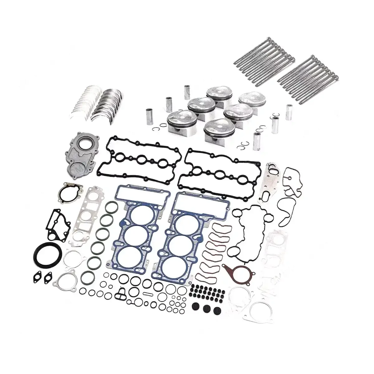 Engine Overhaul Rebuild Pistons Kit for Audi A4 A5 B8 A6 C6 Q5 3.2 FSI CALA CALB