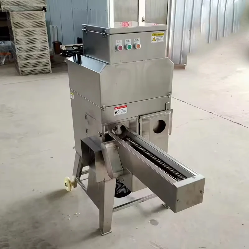 Efficient Sweet Corn Thresher Commercial Stainless Steel Corn Peeling And Shelling Machine