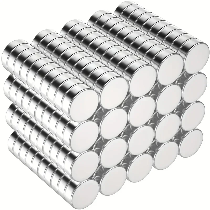 

8x2mm Round Magnets - 50//200pcs, Durable Metal, Fridge, Toolbox, Kitchen, Garage - Space-Saving Solenoid v