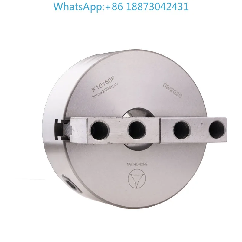 Zhonghuan brand two-jaw chuck self-centering manual chuck lathe chuck K10 160F 200 250 320 1PCS