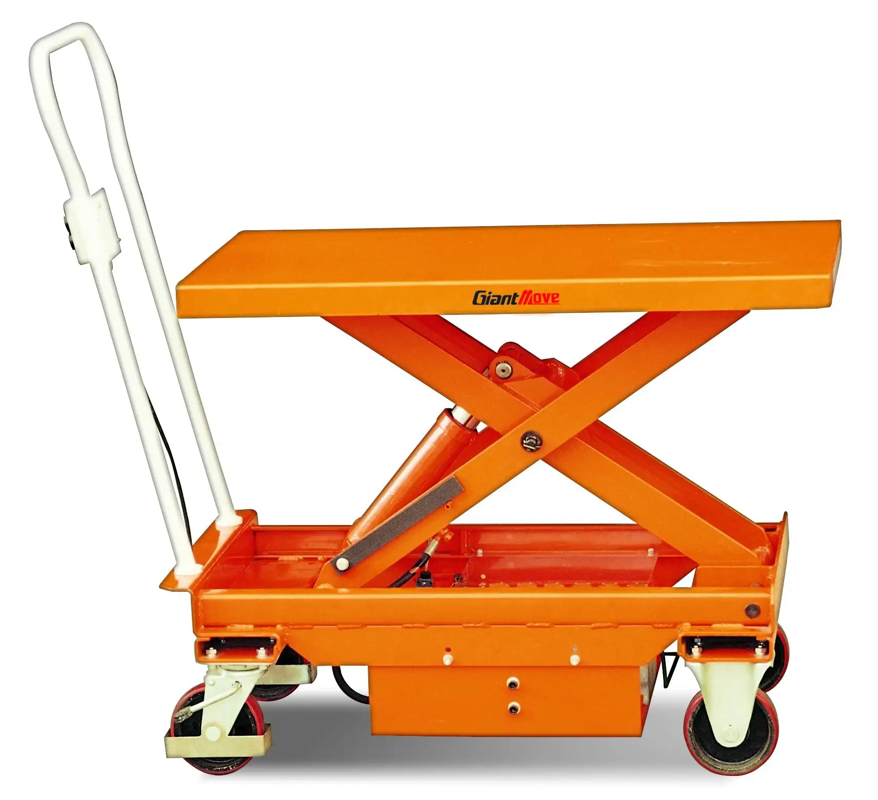 300 KG Electric Lift Table Platform Car Platform Truck Hydraulic Double Scissor Lift Table With Rollers