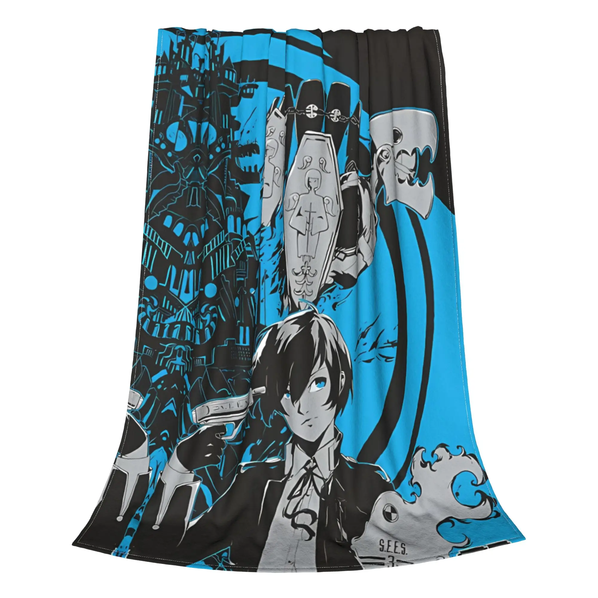 1PC Reload Artwork Personas Home Room Decorations Winter Blankets For Adults Bedding Home Interior Sofa Knee
