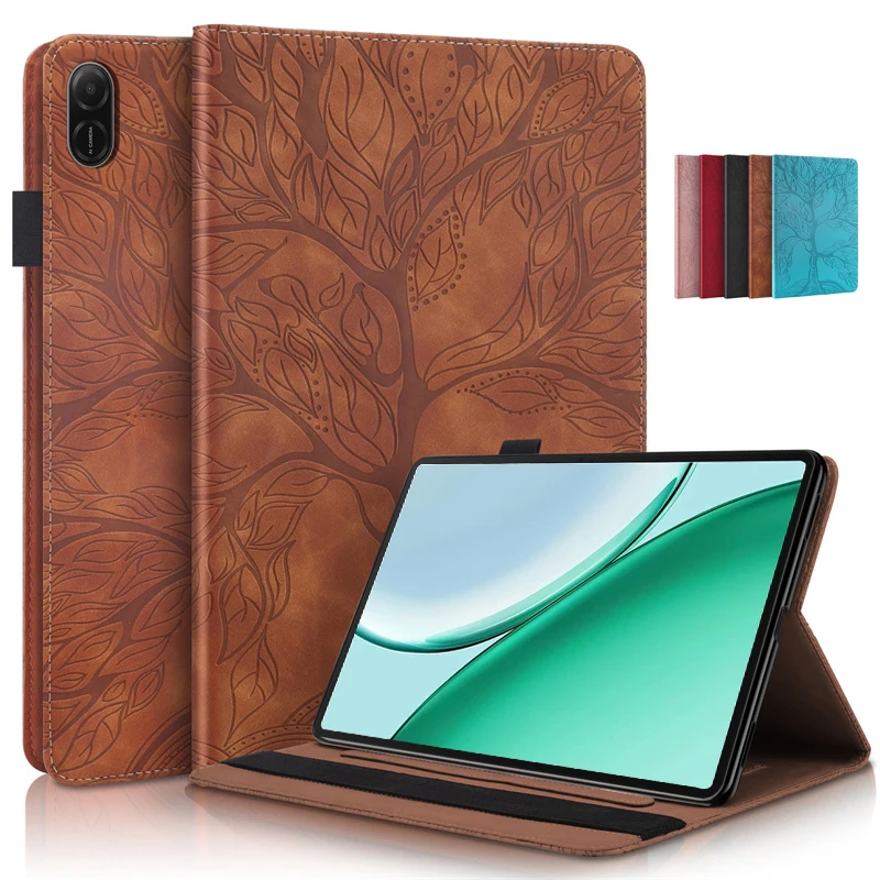 For Honor Pad X8b Case 11 inch Embossed Tree Flip Wallet Stand Tablet Funda For Honor Pad X8B Cover Case 2026