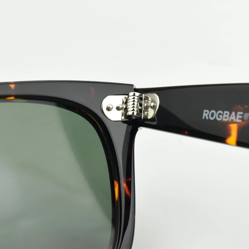SUN Brille Classics Glaslinse Acetat Sonnenbrille Herren Y-2140 Doppelniet Design Brille Elegante weibliche quadratische UV-Sonnenbrille – Detail 13