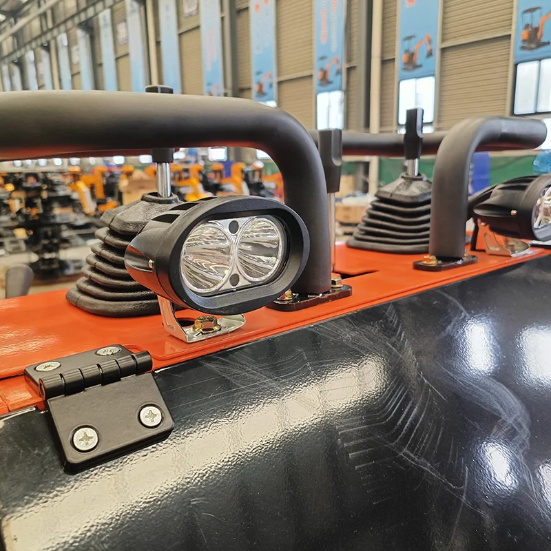 Small Wheel Loader Skid Steer 4 Functions In One Diesel Compact Loader Ideal For Agriculture Gardening And Material Move