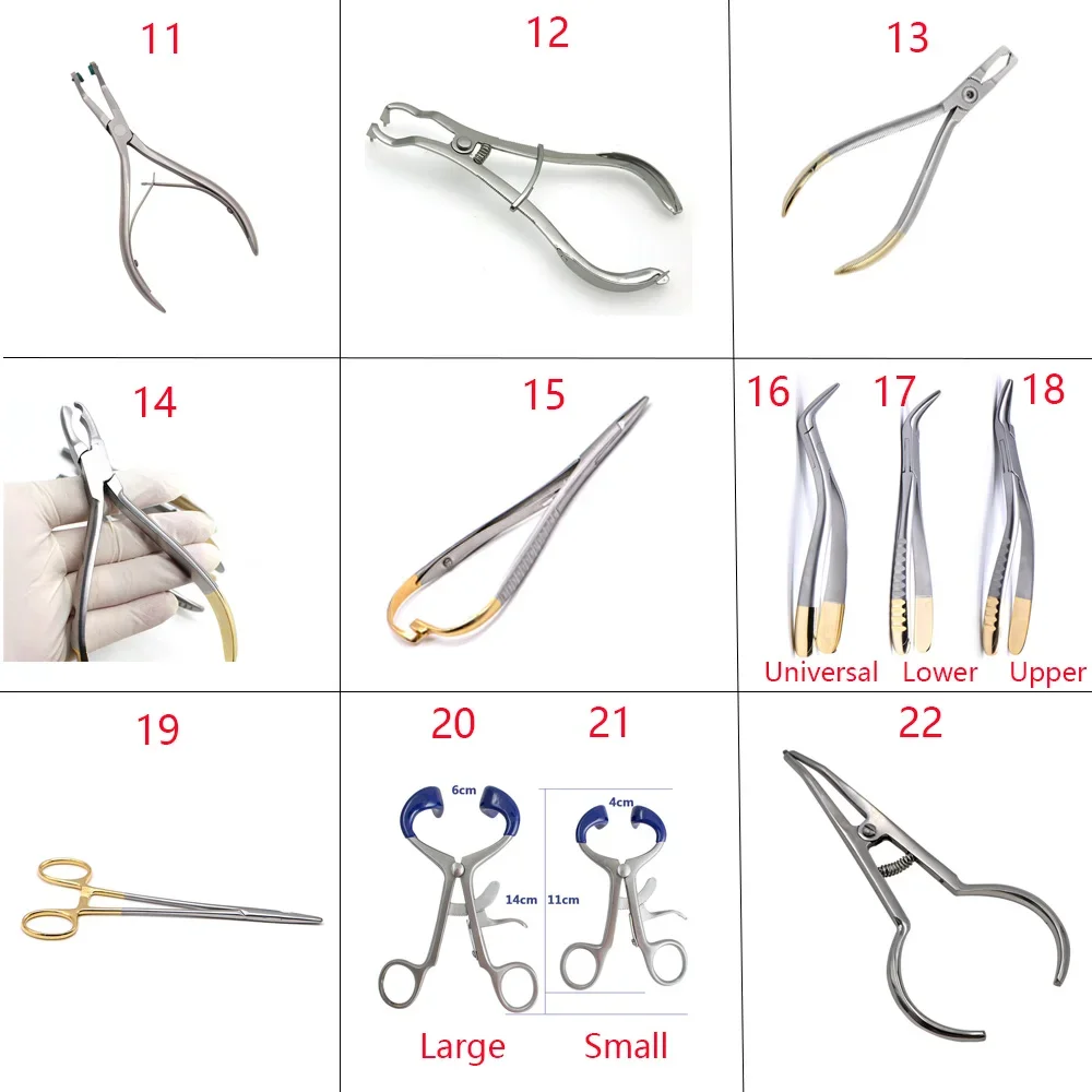 

1pcs Dental Pliers Orthodontic Tools NiTi Cinch Back Plier TC End Cutting Plier for Lingual Wire Bending