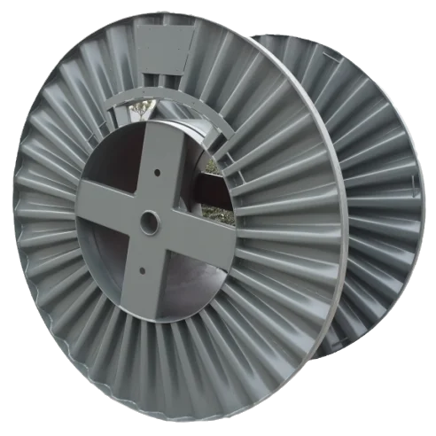 

1250mm Electric Cable Reel Copper Wire Reel Large Steel Corrugated Spool