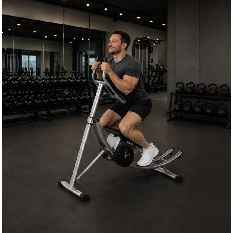 Gym Strength Training Fitness Core Abs Trainer Waist Workout Machine Home Curl Foldable Portable Sit-Up Aids