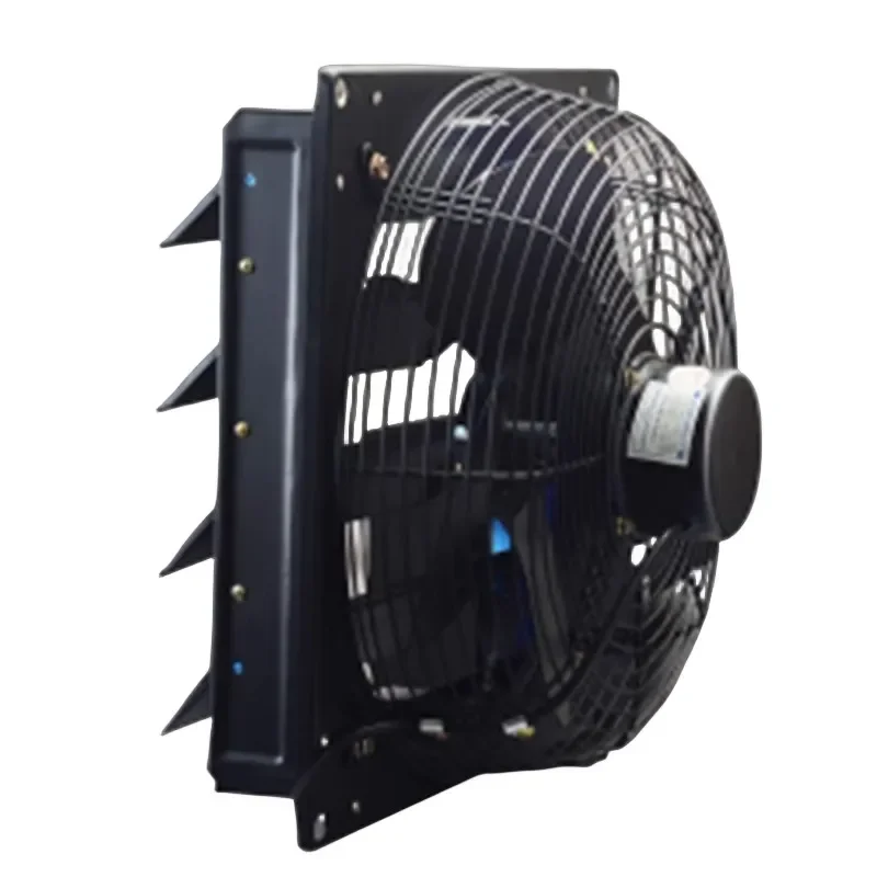 Perforation-free Louver Exhaust Fan Range Hood Powerful Exhaust Fan Kitchen Ventilation Fan Smoke Exhaust Fan