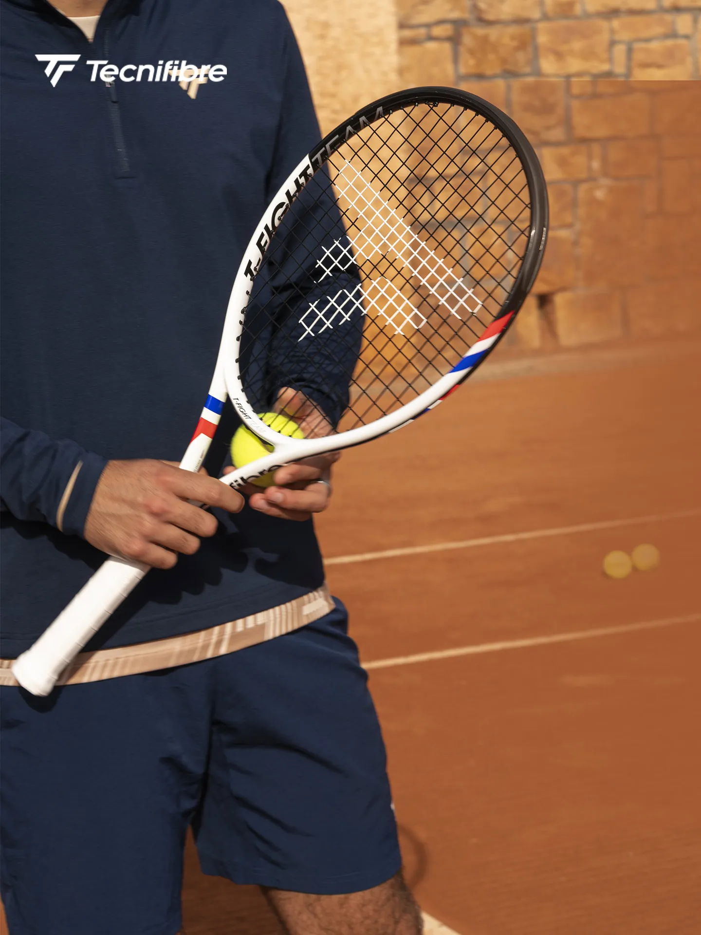 Raquete de Tênis Tecnifibre TFIGHT TEAM em Carbono Puro, Nível Avançado, Unissex, Suprimentos para Fãs de Esportes e Fitness, Peso de 280g-300g