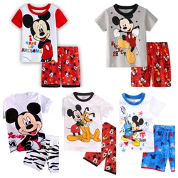 Caldo pigiama a maniche corte e pigiama vestito Pluto Mickey anniversario bambini pigiameria cotone indumenti da notte vestiti pigiama set regalo