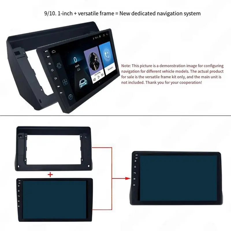 【Price Drop !!】-For Honda Stepwgn RG1 2005- 2008 9 Inch 2DIN Stereo Car Android Radio Frame Panel Fascia Replacement Parts