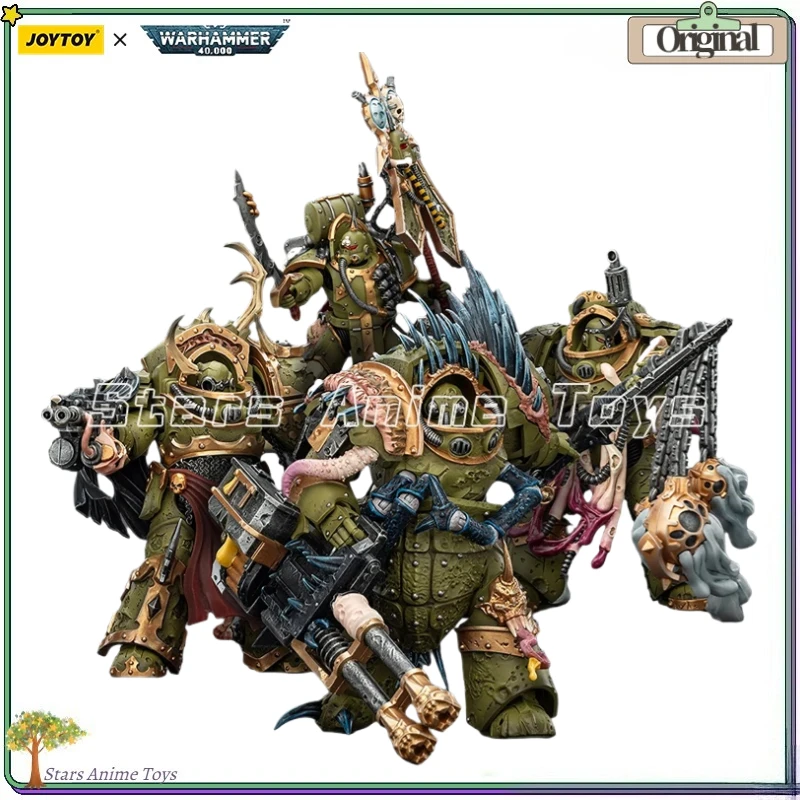 

Оригинальная фигурка JOYTOY 1/18 Warhammer 40000 Death Guard Team, модель игрушки