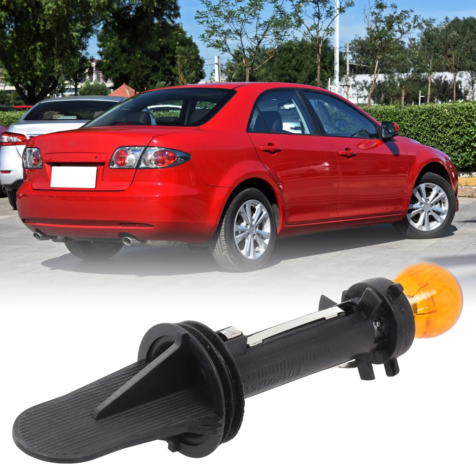 

Car Accessories Signal Lamp Holder ABS Black For Mazda 6 GG ATENZA GJ6A-51-0H8 Lamp Holder Turn Signal Car 1pcs