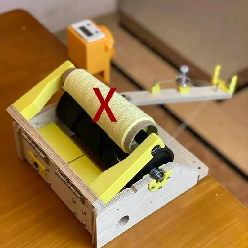 Electric Automatic Yarn Winder Portable Motor Cone Thread Winding Machine DIY Knitting Crochet Wooden Thread Holder