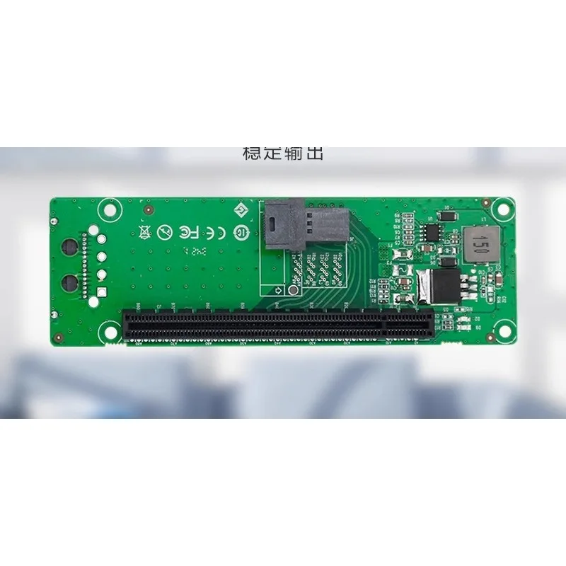 

Parts Suitable for Linkreal PCIe slot expansion board SFF-8643 to single x16 slot, support graphics card network interface