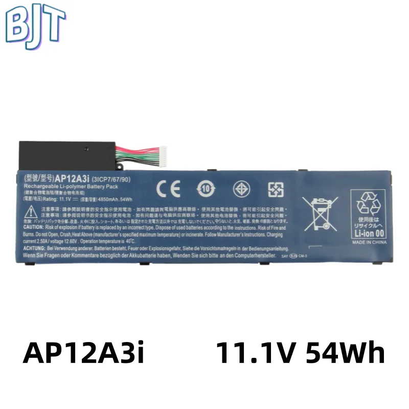 11.1V 54Wh Laptop Notebook Battery AP12A3i AP12A4i 6Cell For Acer Aspire M3 M5 Iconia W700 Timeline U M3-581TG U M5-481TG