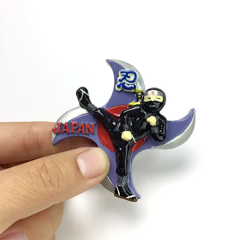 

Japanese Unique Creative Dart Ninja Cultural Creative Magnetic Fridge Magnet Travel Souvenir Home Decoration Gift