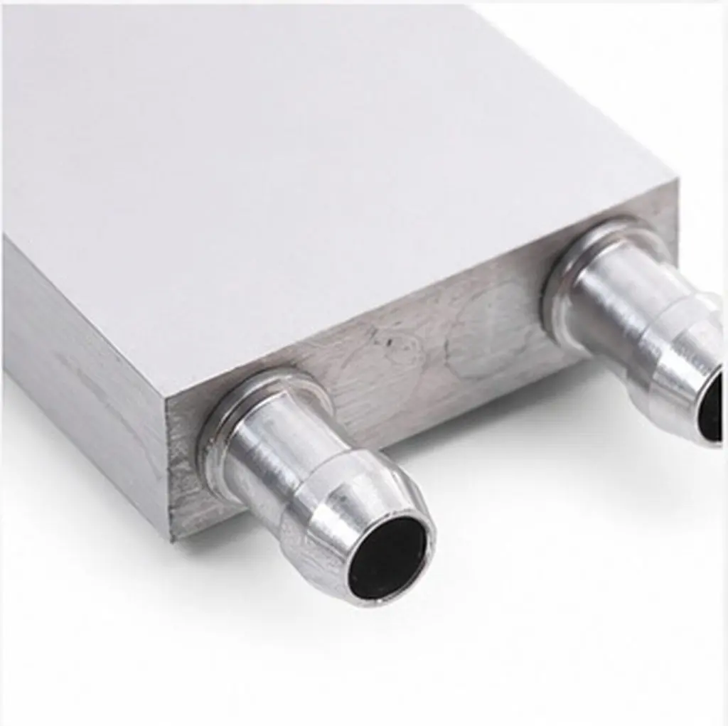 High Hardness Aluminum CPU Waterblock Water Cooling Block for Desktop Pc Cooling System Side Outlet Easy Installation Reliable