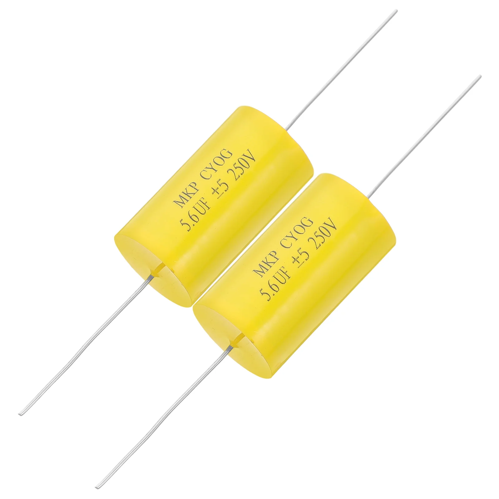 

2pcs Frequency Dividing Capacitor Nonpolar Axial Audio Crossover for Speakers Highfidelity Signal Low Loss Durable