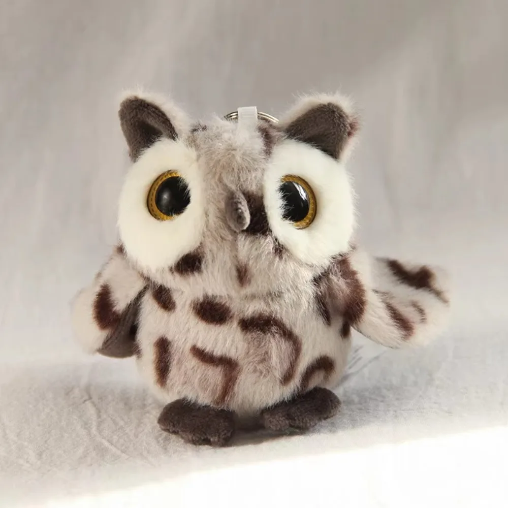 Cartoon Owl Pendant Stuffed Animal Decoration Bird Keychain Cute Bag Charm Owl Boys & Girls