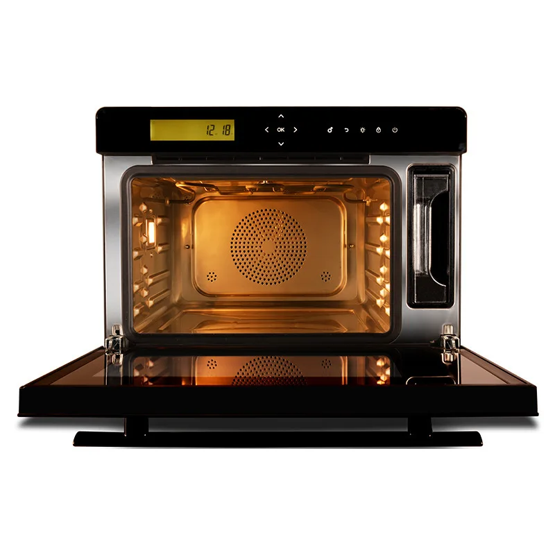 大容量ステンレス鋼スチームオーブン、インテリジェント家庭用蒸し器、コンピューター用ローストオーブン