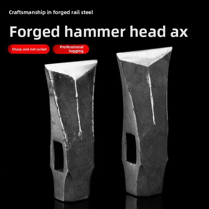 Hand Forged Large Rail Steel All Steel Mountain Splitting Firewood Trees Household Outdoor Logging Hammer