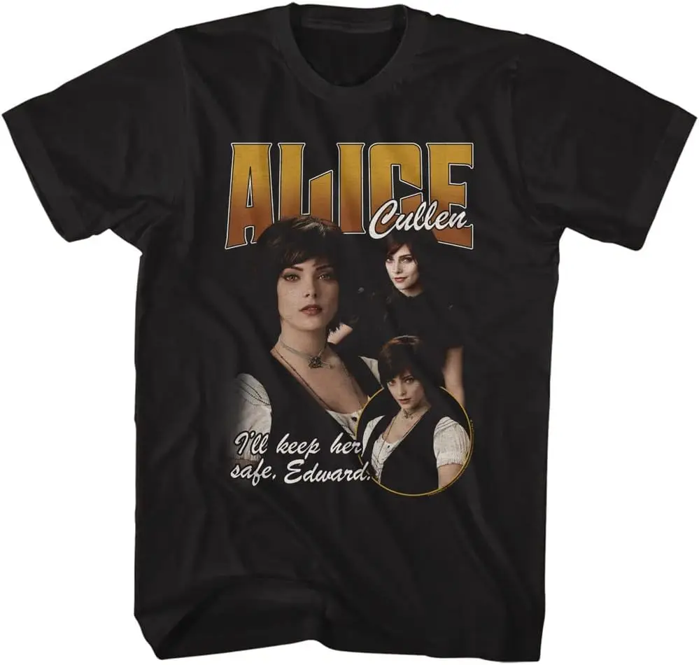 Twilight T Shirt Alice Cullen Men's Short Sleeve T Shirt Vampire Movie Vintage Style Graphic Tees