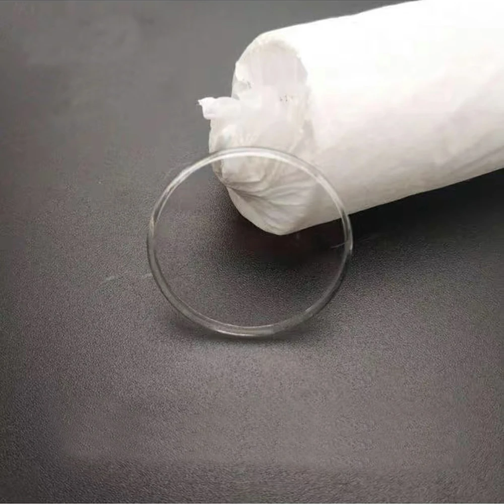 25 Stück/Set, Kunststoffdeckel in Uhrenform, transparente Abdeckung für die Vorderseite, Durchmesser 33 mm - 42,5 mm. – Detail 2