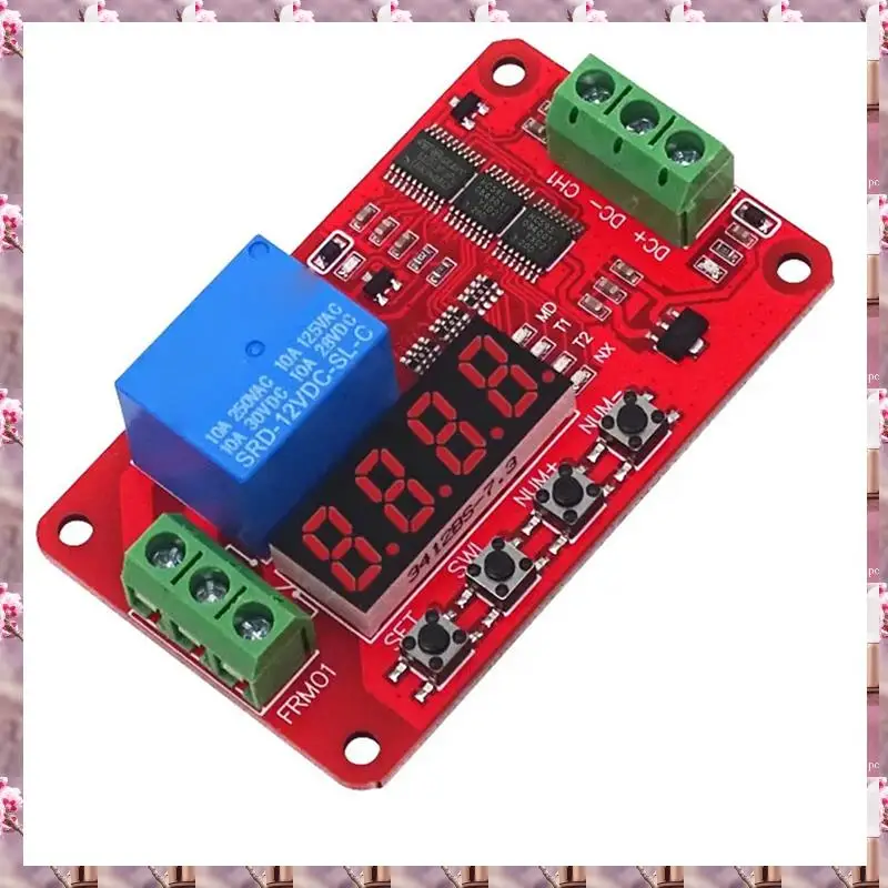 2025 DC 12V 1 Channel Relay Module FRM01 Multifunction Relay Loop Delay Timer Switch Self-Locking Timing Board,DC 12V 1 Channel