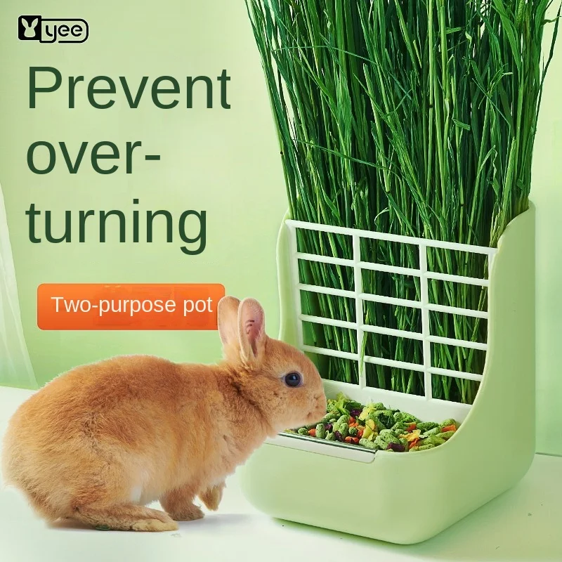 Rabbit Feeding Rack Feeder Anti Dumping Scraping Garbage