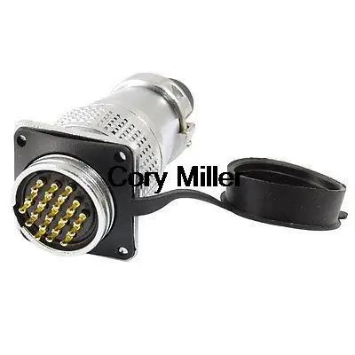 

PLS28-19 AC 250V 5A 19 Pins Flange Mount Electric Deck Connector