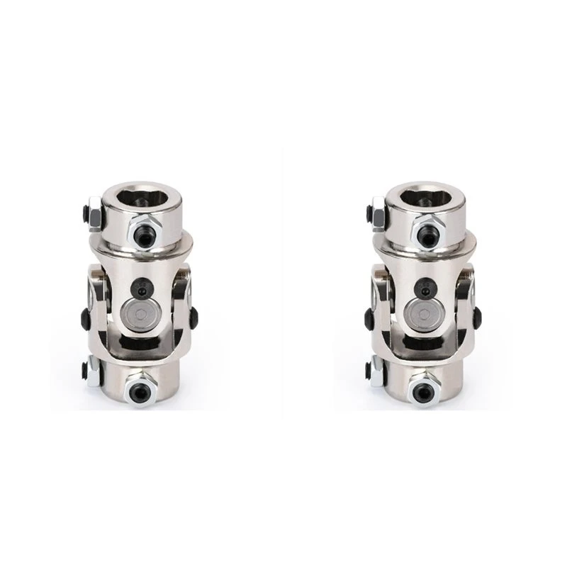 abez-2pc-3-4-dd-x-3-4-inchdd-nickel-plating-single-steering-shaft-universal-u-joint-83mm-3-1-4-inch-working-angle-35°degree