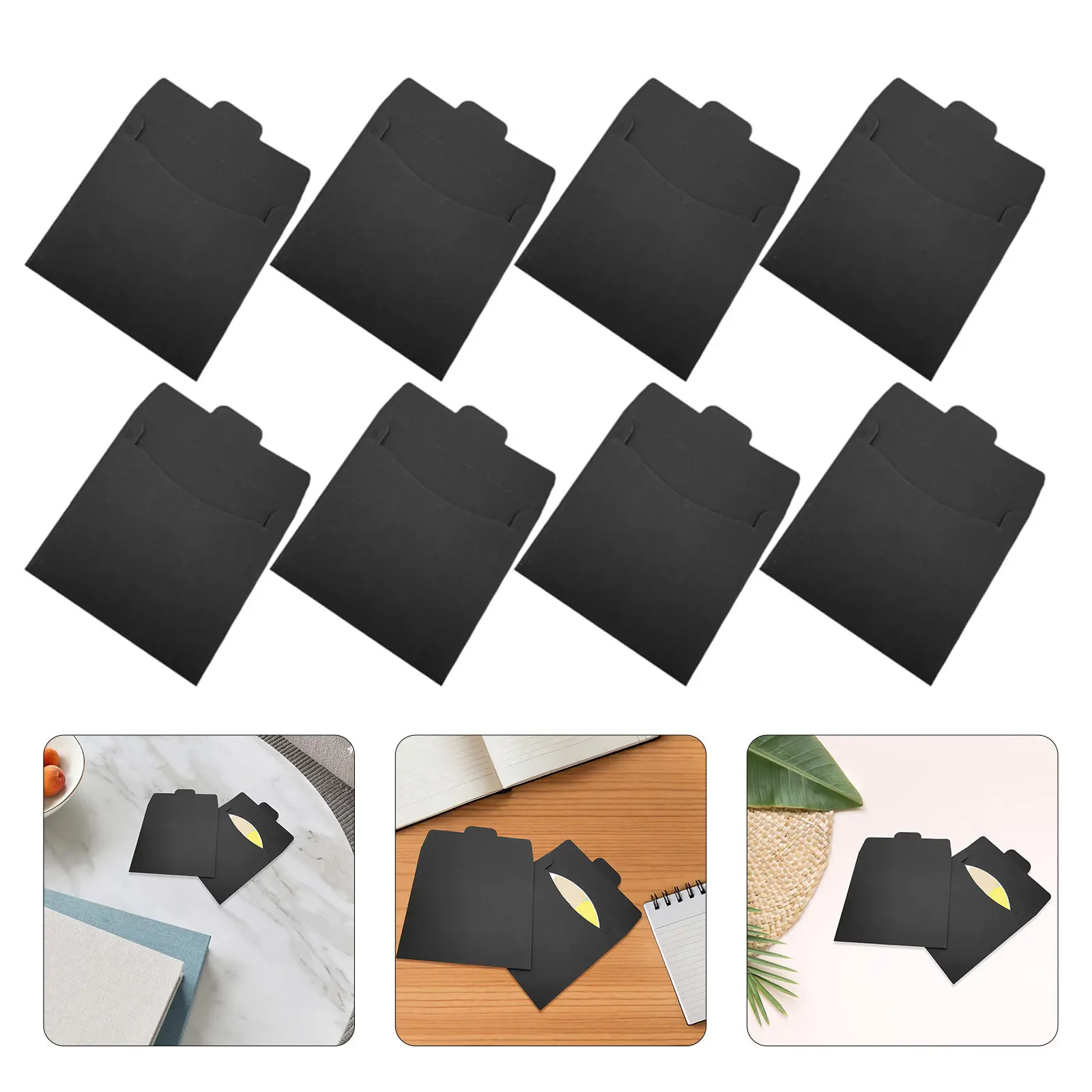 

50Pcs Paper Cd Envelopes Multi-Purpose Compact Storage Sleeves Lightweight Card Holder for Cds Greeting Cards Mini Envelopes