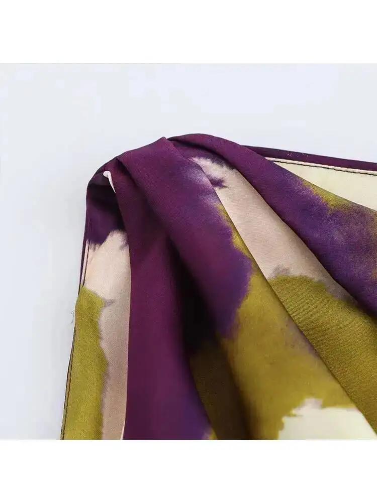 Women Summer Long Dresses 2025 New Fit Party Fashion Vintage Female Sleeveless Flower Print Round Neck Midi Dress Woman T7WE