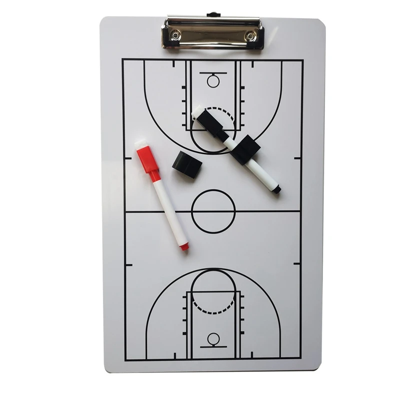 Coach Board Basketball Guidance Board Double Sided Design Strategy Board Whiteboard For Basketball