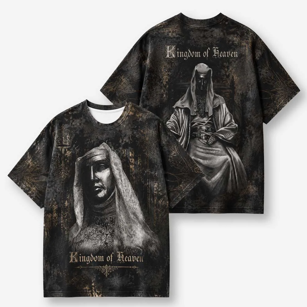 Men's New Oversized Environmentally Friendly Fully Printed Short Sleeved Shirt, Soft, Comfortable, Elastic Milk Silk Fabric
