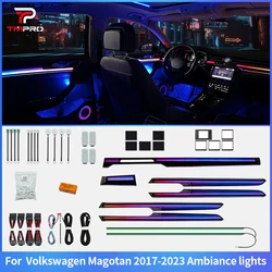 TMPRO 64 Colors LED Safety assistance systems Ambient Lighting For Volkswagen Magotan 2017-2023 Automotive Interior Decoration