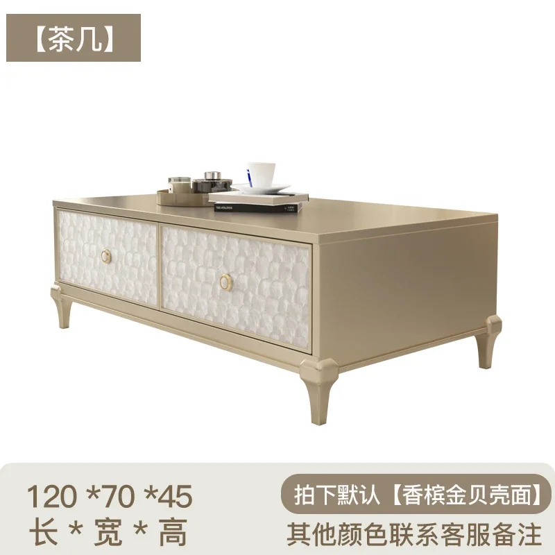

XX solid wood TV cabinet small apartment bedroom living room solid wood TV cabinet coffee table combination