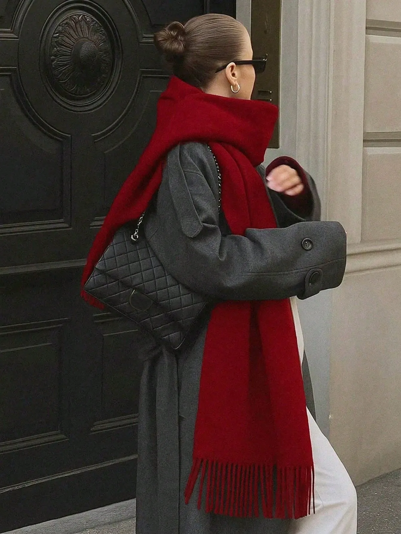 Neue 62 Farbe Winter Schal Für Frauen Lange Warme Kaschmir Schals Hijab Solide Dame Schal Wrap Weibliche Pashmina Bandana Kopf Schals