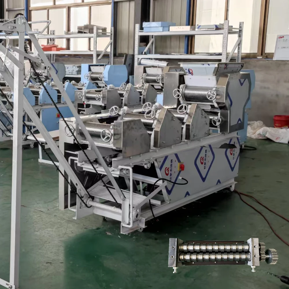 Smart Noodle Cutter Stainless Steel Commercial Electric Hotel Workshop Korean Catering Kitchen Capacity 240-340KG/H