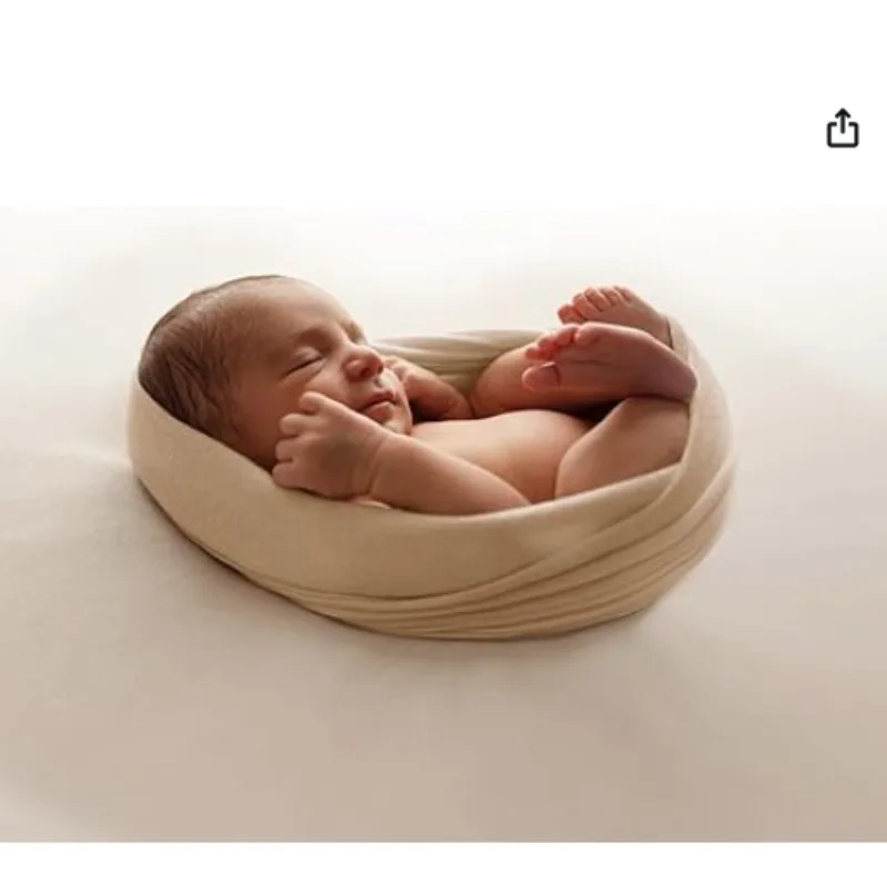 Реквизит для детской фотографии — эластичное пеленальное одеяло для мальчиков и девочек — необходимое для позирования в студии для новорожденных, неонатальное одеяло