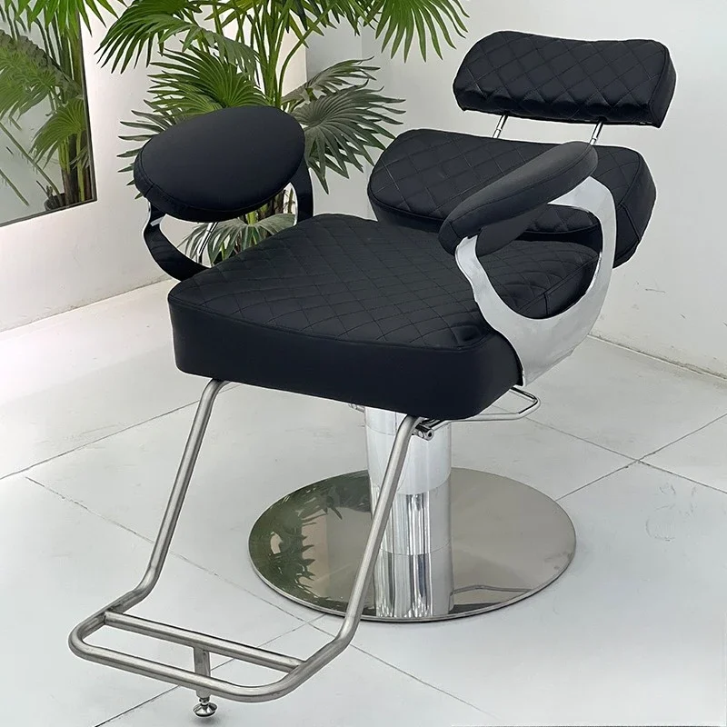 Lift Rotate Fold Down High-end Hair Cutting Seat Spa Hairdressing Stool Professional Pedicure Chair Beauty Lash Aesthetic 미용실의자