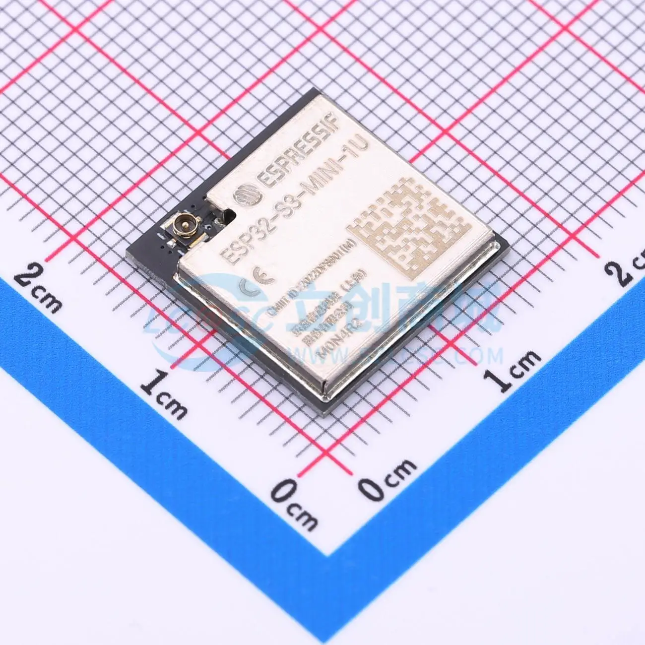 3pcs ESP32-S3-MINI-1U-N4R2 SMD 15.4x15.4mm ESP32-S3FH4R2 I2C UART SPI USB I2S WiFi Wireless IoT Smart Home Module