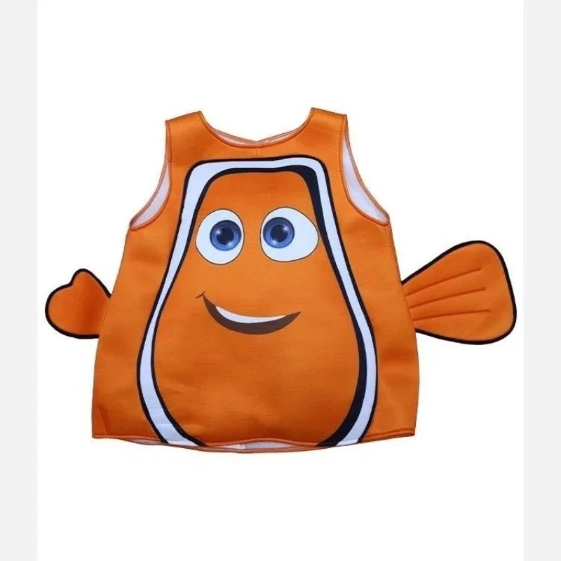 Adult Sponge Jumpsuit Animal Cospaly Clownfish Nemo Costume Anime Nemo And Dory Clown Fish Cosplay Funny Costume For Women Men view 4