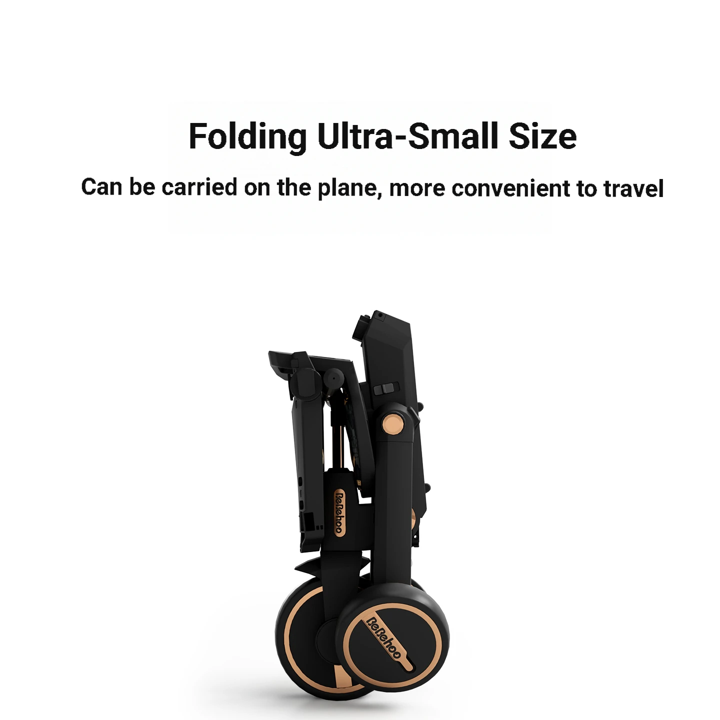 多機能ベビー三輪車 |   7-in-1 折りたたみ式360 °   回転式シート |   三角構造の横転防止 |   10M-6Y 幼児旅行